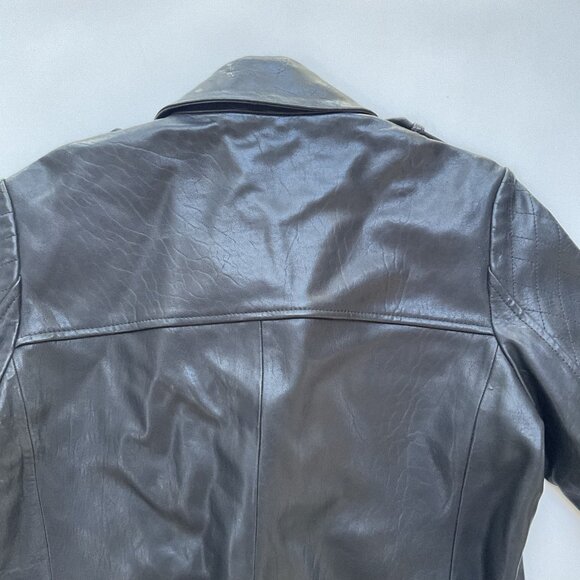 Marciano By Guess Women’s Biker Leather Black Jacket Size M - Picture 13 of 13